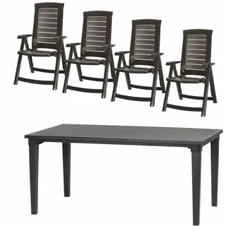 Allibert by Keter Aruba/Futura Set 5-tlg. Grau