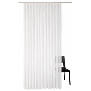 Wirth Audrey 300x120cm mit Faltenband weiß