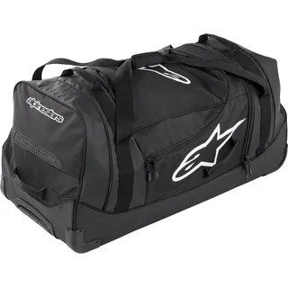 Alpinestars Komodo Reisetasche schwarz für Motorrad Zubehör, (94cm x 45cm x 40cm),150 L, Geeignet, Wasserdicht Sporttasche Damen Herren,Schwarz/Weiß