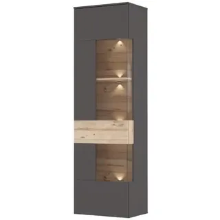 Forte Vitrine Como 60,4 x 41,3 x 203,3 cm Grau