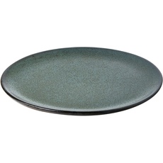 Bild Speiseteller »RAW«, (Set, 6 St.), Steinzeug, Ø 28 cm, grün