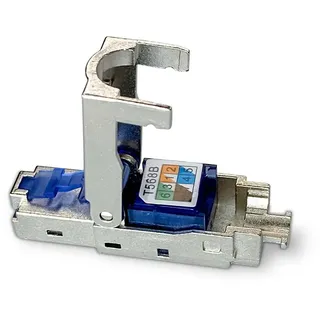 Nedis RJ45-Stecker - Stecker - CAT6 CAT6a - Gerade - Vergoldet - 2 Stück - Metall - Metall / Box