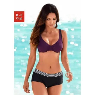 s.Oliver Bügel-Bikini im Farbmix, schwarz, bordeaux
