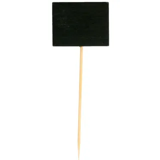 Garcia de Pou 100 Einheit Tafel Picks in Box, Bambus, Schwarz, 30 x 30 x 30 cm
