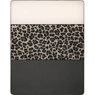 Biederlack Kuscheldecke Leo Part Braun