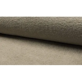 Beidseitig Baumwolle Frottee Stoff Taupe - Braun, 1Mtr - 150cm x 100cm