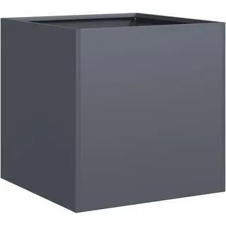 vidaXL Pflanzkübel Anthrazit 40x40x40 cm Kaltgewalzter Stahl