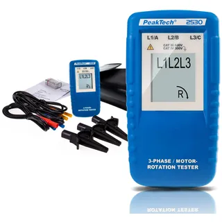 Peaktech P 2530, 3-Phasen-Drehrichtungsanzeiger