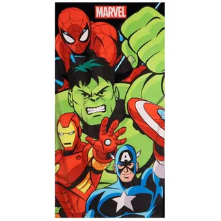 Avengers-Handtuch 70 x 140 cm für Jungen und Mädchen – Weiches und saugfähiges Marvel-Kinderhandtuch für Strand, Pool und Schwimmbad, Sommerhandtuch für Kinder von 2–10 Jahren