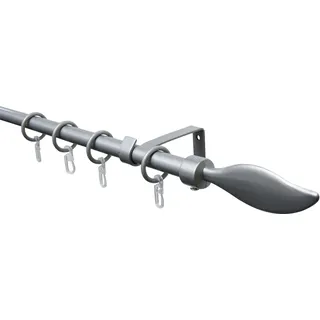 GARDINIA Gardinenstange Fixmaß, silberfarben