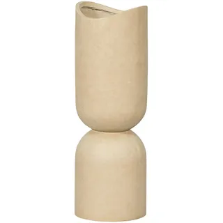 Livetastic Bodenvase , Beige , Stein , 25x75x25 cm , nur für Seiden- und Kunstblumen geeignet, zum Stellen , Dekoration, Vasen, Bodenvasen