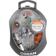 Osram CLK H1/H7 Original Ersatzlampenbox, Halogen-Scheinwerferlampen und Signallampen