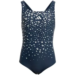 Adidas Glitter V-back Badeanzug - Aurora Ink - 5-6 Jahre