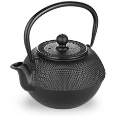 IBILI - Teekocher aus gehärtetem Eisen in Schwarz, 1,2 Liter, innen emailliert, geeignet für Induktionsherde