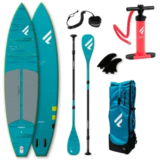 Fanatic Ray Air Pocket C35 11 ́6 ́ ́ Aufblasbares Paddle-surf-set - Blue / Grey - 350.5 cm