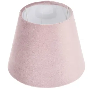 Housoutil Lampenschirm E14 Rosa Samt 13X13 Cm Ersatzschirm Für Tischlampe Nachttischlampe Stehlampe Innenbeleuchtung