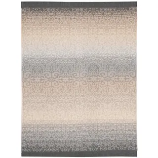 Biederlack Wohndecke Ornament 150 x 200 cm Grau/Beige