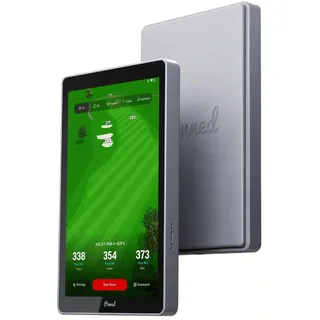 Pinned Golf The Caddie Tragbares Golf-GPS-Gerät, Sonnenlicht-lesbarer 8-Zoll-Bildschirm, 45.000+ Golfplätze, wasserdicht, Touchscreen-Golf-GPS-Handgerät mit fortschrittlicher Analyse, Keine Gebühren