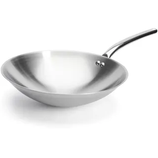 De Buyer DeBuyer 3122.36 Wok, Edelstahl, Silber, 27,9 x 20,1 x 10,9 cm
