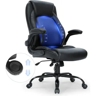 Vevor Bürostuhl Kunstleder Schwarz