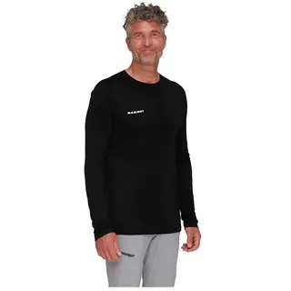Mammut Tree Wool Fl Langarm-t-shirt - Black - L
