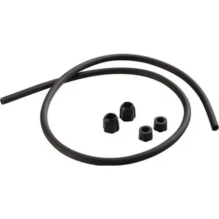 Mesto 6303 Schlauch D8 x 1,3 m, PVC mit 2 Überwurfmuttern