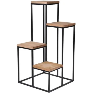 Koopmann International Stufenregal 34 x 34 x 67 cm Braun