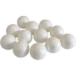 Schneeball-Weihnachtsbaumkugeln 24er-Set Christbaumkugeln Baumschmuck