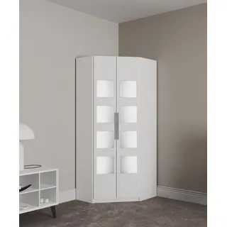 Priess Eckschrank Saragossa 0 x 193 x 0 cm Weiß