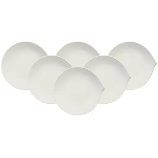 Villeroy & Boch Speiseteller Flow ø 27 cm 6er Set weiß