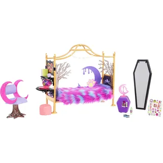Monster High Puppenzubehör Clawdeen Wolf Schlafzimmer lila HHK64