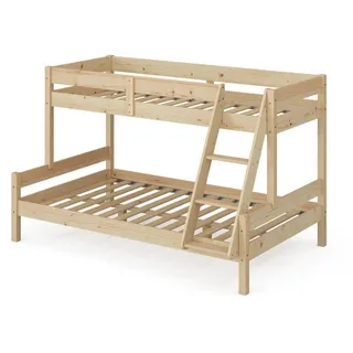 VitaliSpa Etagenbett Everest 120 x 200 cm Kiefer massiv natur beige