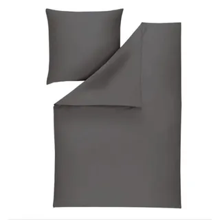 Estella Bettwäsche Bettwäsche Valetta, 100% Baumwolle, 2 teilig, 60° Wäsche grau|lila