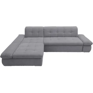 Mid.you Ecksofa , Dunkelgrau , Textil , Uni , L-Form , 300x172 cm , Made in EU, FSC Mix , Schlafen auf Sitzhöhe , Wohnzimmer, Sofas & Couches, Wohnlandschaften, Ecksofas