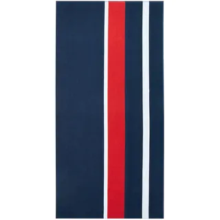 ZOLLNER Strandtuch - hautfreundliches und saugstarkes Badetuch in 100x200 cm - waschbar bis 60°C - Baumwolle - mit zeitlosen Streifen - Oeko Tex® Zertifiziert
