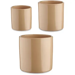 Blumentöpfe Keramik 3er-Set , 19 cm , Dekoration, Blumen & Blumentöpfe, Übertöpfe