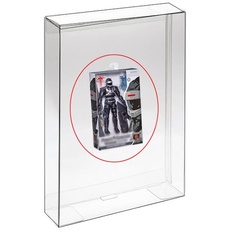 WICAREYO 10pcs Schutzhülle Protective Case durchsichtigem Kunststoff Hüllen für Power Rangers Lightning Collection Figuren