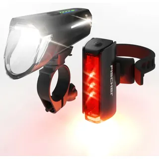 Fischer LED-Akku Beleuchtungs-Set Twin Stop 100 Lux