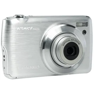 Asaky Kamera Kompakt Schlank Shuttle S8 Silver