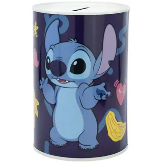 Disney Stitch Kinder Jungen XL Spardose Sparschwein aus Weißblech