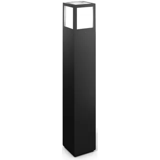 RZB LED-Pollerleuchte Aluminium/Metall 108x108x650 mm inkl. Bewegungsmelder grau