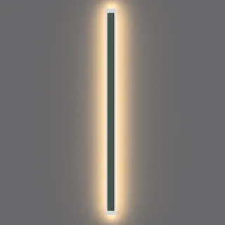 Klighten 45W LED Lange Wandleuchte Anthrazit Aussen Innen, IP65 Wasserdicht Außenwandleuchte Modern 150cm Wandlampe, Warmweiß 3000K Eisen Außenlampe Außenleuchte Wand für Gärten Villa Terasse Korridor