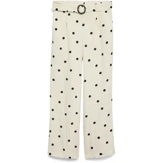 Schlupfhose VERO MODA "VMJOAN HW WIDE PANT WVN BTQ", Damen, Gr. M, N-Gr, birch aop:joan, Web, Obermaterial: 92% Viskose, 8% Polyester, bedruckt, lang, Hosen Schlupfhose, Viskosemischung