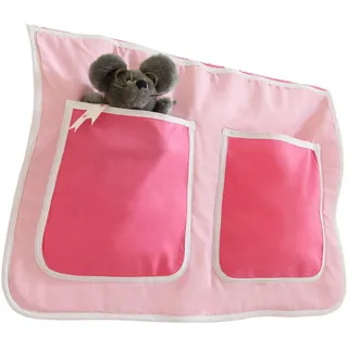 Mid.you Betttasche , Rosa, Hellrosa , Textil , Uni , 2 Fächer , 56x32x2 cm , Babymöbel & Kindermöbel, Kinderzimmer & Jugendzimmer, Kinderbettzubehör