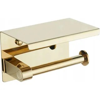 Mexen 701197-50, Papierhalter mit Ablage, Golden