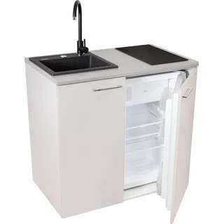 MPM SMK-02 Kühlschrank 100 l 1000 mm hoch Weiß/Grau