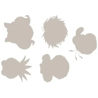 Komar Disney Deco-Sticker THE MUPPETS | 50 x 70 cm | Wandtattoo, Wandsticker, Wandaufkleber, Wandbild, Kermit, Miss Piggy, Fozzie, Gonzo, Kinderzimmer | 14005h