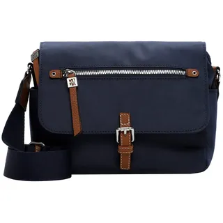 Umhängetasche EMILY & NOAH "Umhängetasche E&N Esther", Damen, Gr. B/H/T: 23cm x 20cm x 8cm 0, blau (blau 500), Polyester, Taschen Umhängetasche