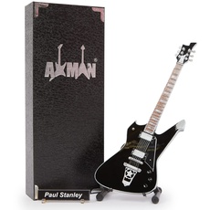 Paul Stanley (KISS) - Miniatur-Gitarren-Replik – Musikgeschenke – handgefertigte Verzierung