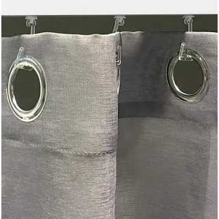 Home fashion 070520-0797 Ösengleiter 5 x 200 cm Transparent 2 Stück
